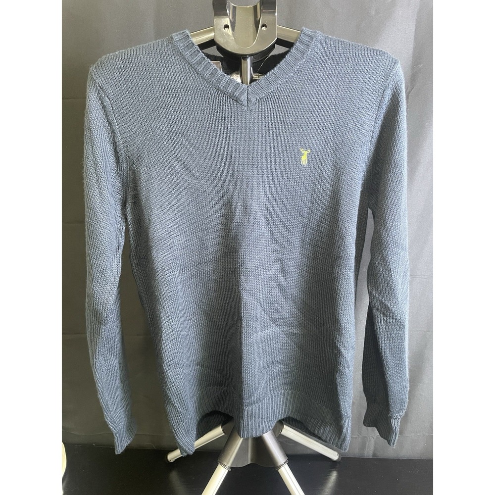 Arizona Jean Co Sweater Small Blue Knit Crew Neck Acrylic Chico NWT